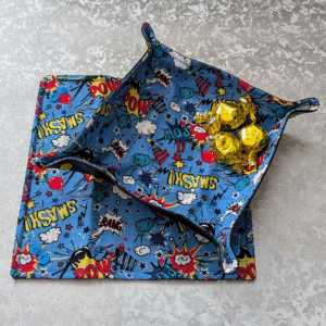 Comic Pow Print Pop Up Fabric Tray
