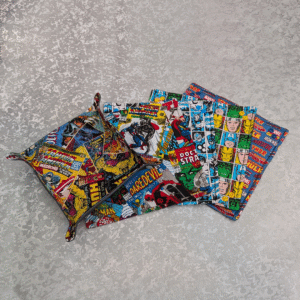Marvel Comic Print Pop Up Fabric Tray