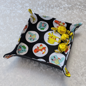 Pokemon Print Pop Up Fabric Tray