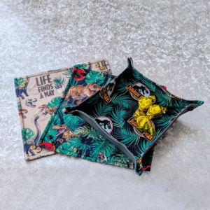 Jurassic Park Print Pop Up Fabric Tray