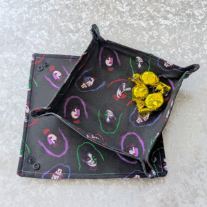 Kiss Tickets Print Pop Up Fabric Tray
