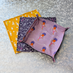 Kevin The Carrot Print Pop Up Fabric Tray