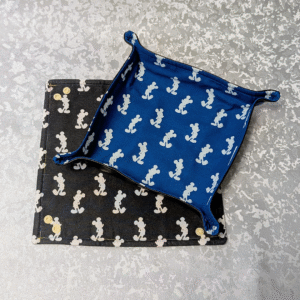 Mickey Mouse Silhouette Print Pop Up Fabric Tray