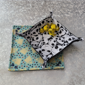 Nightmare Before Christmas Print Pop Up Fabric Tray