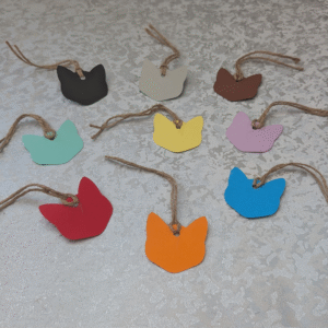 Cat Head Paper Gift Tags