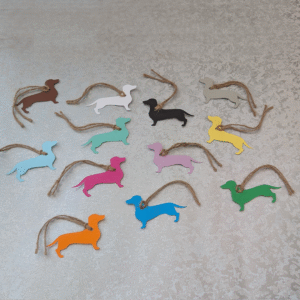 Dachshund Paper Gift Tags