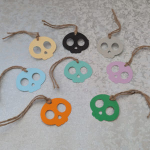 Skull Paper Gift Tags
