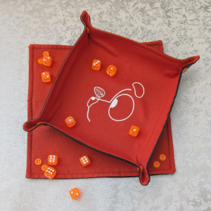 Bingo & Leaf Decal Pop Up Fabric Tray