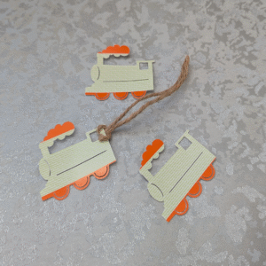 Steam Train Ticket Gift Tags