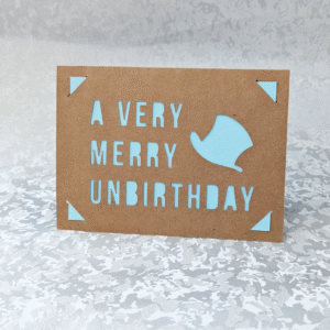 'Merry Unbirthday' Kraft Paper Greeting Card