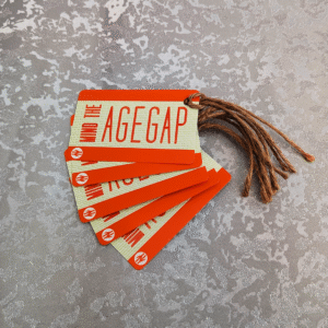 Mind The Age Gap Train Ticket Gift Tags